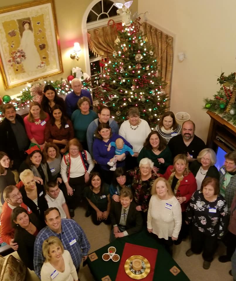 group photo of HDTC holiday party