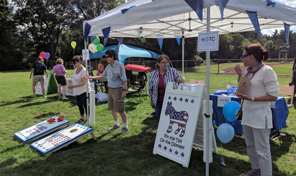 Hopkinton Family Day booth